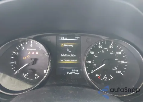 2017 Nissan Rogue Sv from USA, damaged, VIN KNMAT2MT2HP534311